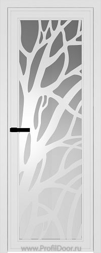 Дверь Profil Doors 1AGP стекло Матовое цвет профиля Белый матовый RAL9003 вставка Рисунок 2