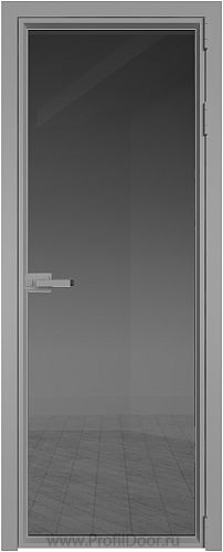 Дверь Profil Doors 1AV стекло Тонированное цвет профиля Серебро