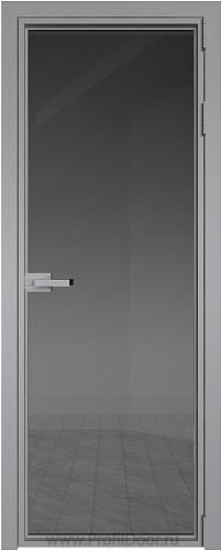 Дверь Profil Doors 1AX стекло Тонированное цвет профиля Серебро