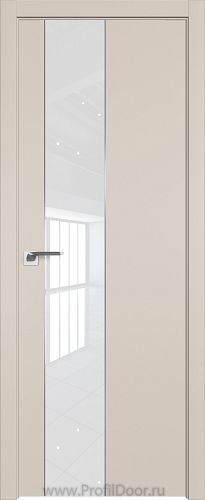 Дверь Profil Doors 105E цвет Санд кромка ABS в цвет с 4-х сторон стекло Lacobel лак Классик
