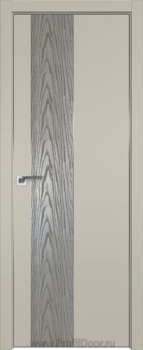 Дверь Profil Doors 105E цвет Шеллгрей кромка Матовый Алюминий с 4-х сторон вставка Дуб SKY Denim