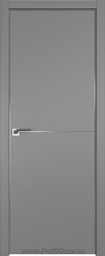 Дверь Profil Doors 112E цвет Грей кромка Матовый Алюминий с 4-х сторон