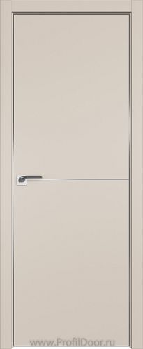 Дверь Profil Doors 112E цвет Санд кромка Матовый Алюминий с 4-х сторон
