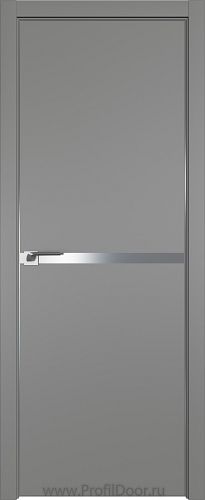 Дверь Profil Doors 11E цвет Грей кромка Матовый Алюминий с 4-х сторон