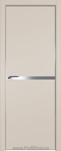 Дверь Profil Doors 11E цвет Санд кромка Матовый Алюминий с 4-х сторон