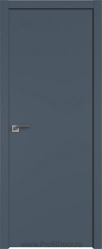 Дверь Profil Doors 1E цвет Антрацит кромка ABS Черная матовая с 4-х сторон