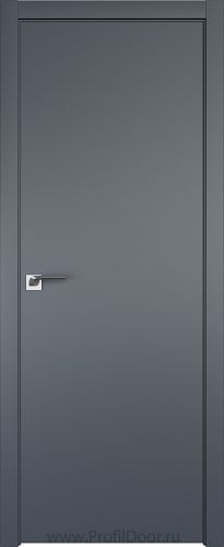 Дверь Profil Doors 1E цвет Антрацит кромка ABS в цвет с 4-х сторон