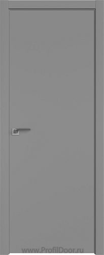 Дверь Profil Doors 1E цвет Манхэттен кромка ABS Черная матовая с 4-х сторон