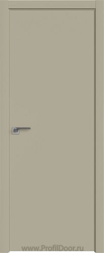 Дверь Profil Doors 1E цвет Шеллгрей кромка ABS Черная матовая с 4-х сторон