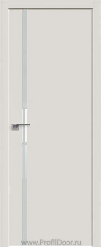 Дверь Profil Doors 22E цвет ДаркВайт кромка ABS в цвет с 4-х сторон стекло Lacobel Белый лак