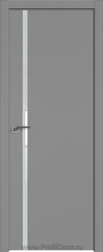 Дверь Profil Doors 22E цвет Манхэттен кромка ABS в цвет с 4-х сторон стекло Lacobel Белый лак