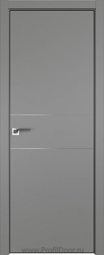 Дверь Profil Doors 41E цвет Грей кромка BLACK EDITION с 4-х сторон