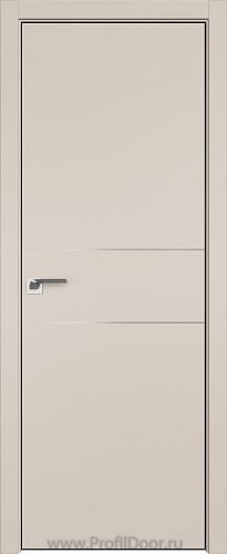 Дверь Profil Doors 41E цвет Санд кромка BLACK EDITION с 4-х сторон