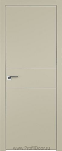 Дверь Profil Doors 41E цвет Шеллгрей кромка Матовый Алюминий с 4-х сторон