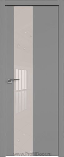 Дверь Profil Doors 5E цвет Манхэттен кромка ABS в цвет с 4-х сторон стекло Lacobel Перламутровый лак