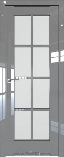 Дверь Profil Doors 101L цвет Грей Люкс стекло Матовое