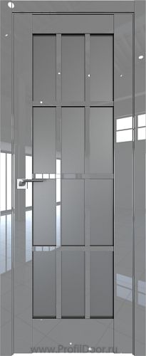 Дверь Profil Doors 102L цвет Грей Люкс стекло Графит