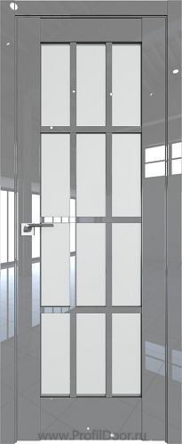 Дверь Profil Doors 102L цвет Грей Люкс стекло Матовое
