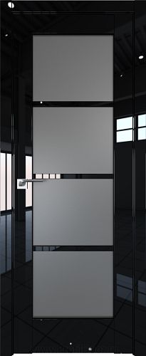Дверь Profil Doors 119L цвет Черный люкс стекло Графит