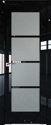 Дверь Profil Doors 119L цвет Черный люкс стекло Матовое