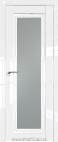 Дверь Profil Doors 121L цвет Белый люкс стекло Матовое