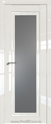 Дверь Profil Doors 121L цвет Магнолия люкс стекло Графит