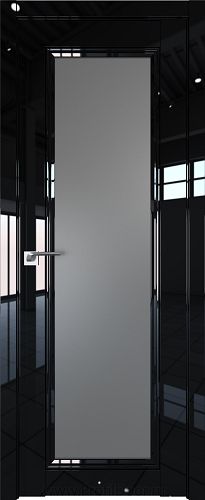 Дверь Profil Doors 127L цвет Черный люкс стекло Графит