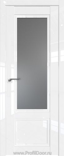 Дверь Profil Doors 129L цвет Белый люкс стекло Графит