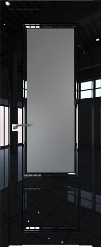 Дверь Profil Doors 129L цвет Черный люкс стекло Графит