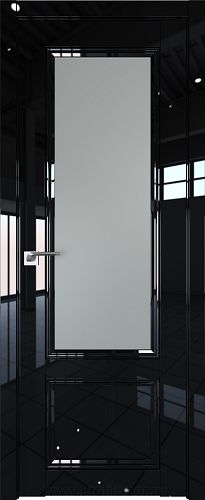 Дверь Profil Doors 129L цвет Черный люкс стекло Матовое