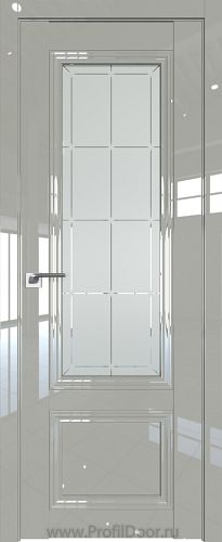 Дверь Profil Doors 2.103L Галька Люкс стекло Гравировка 1