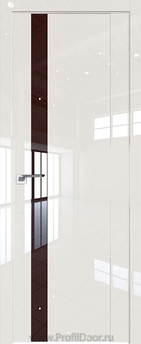 Дверь Profil Doors 62L Магнолия Люкс стекло Lacobel Коричневый Лак