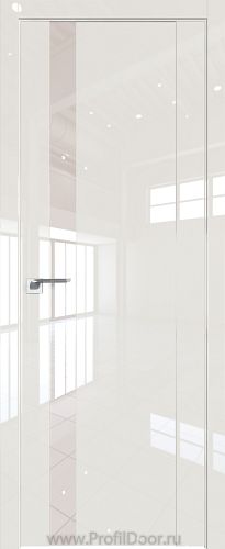 Дверь Profil Doors 62L Магнолия Люкс стекло Lacobel Перламутровый Лак