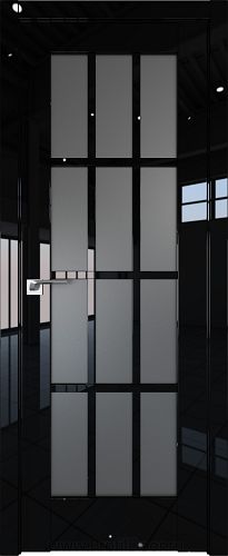 Дверь Profil Doors 102L цвет Черный люкс стекло Графит