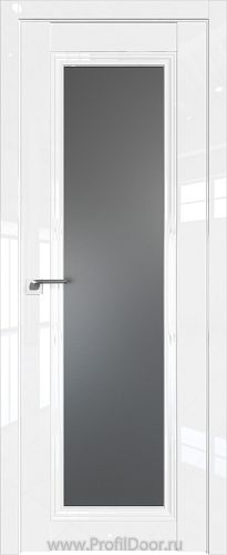 Дверь Profil Doors 2.101L цвет Белый люкс стекло Графит