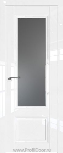 Дверь Profil Doors 2.103L цвет Белый люкс стекло Графит
