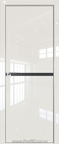 Дверь Profil Doors 11LK цвет Магнолия люкс кромка BLACK EDITION с 4-х сторон