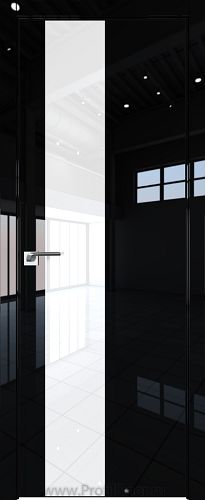 Дверь Profil Doors 5LK цвет Черный люкс кромка BLACK EDITION с 4-х сторон стекло Lacobel лак Классик