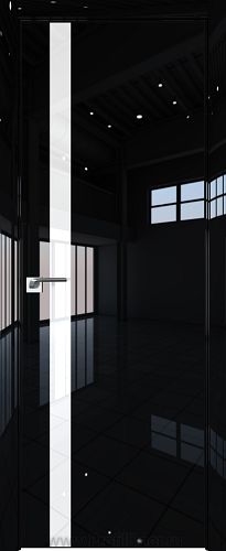 Дверь Profil Doors 6LK цвет Черный люкс кромка BLACK EDITION с 4-х сторон стекло Lacobel лак Классик