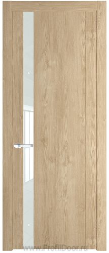 Дверь Profil Doors 1.2N цвет Каштан Натуральный стекло Белый Лак