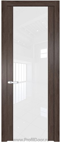 Дверь Profil Doors 1.7N цвет Дуб Тобакко стекло Lacobel лак Классик