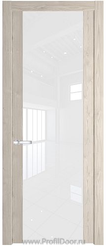 Дверь Profil Doors 1.7N цвет Каштан Светлый стекло Lacobel лак Классик