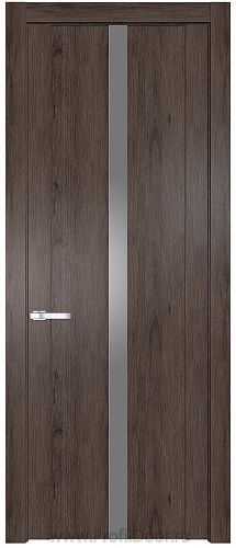 Дверь Profil Doors 1.8N цвет Дуб Тобакко стекло Серебрянный Лак