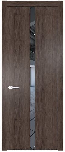 Дверь Profil Doors 1.8N цвет Дуб Тобакко стекло Зеркало