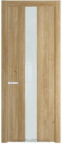 Дверь Profil Doors 1.9N цвет Дуб Карамель стекло Белый Лак