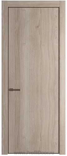 Дверь Profil Doors 1NA цвет Дуб Сонома цвет профиля Деорэ