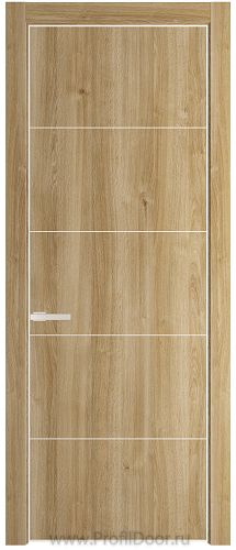 Дверь Profil Doors 15NE цвет Дуб Карамель кромка Крем Вайт