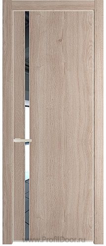 Дверь Profil Doors 21NE цвет Дуб Сонома кромка Крем Магнолия стекло Зеркало
