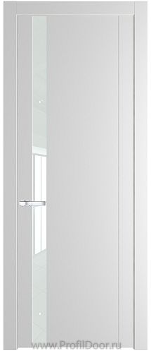 Дверь Profil Doors 1.2P цвет Крем Вайт стекло Lacobel Белый Лак