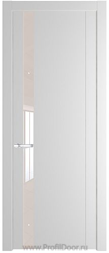 Дверь Profil Doors 1.2P цвет Крем Вайт стекло Lacobel Перламутровый Лак